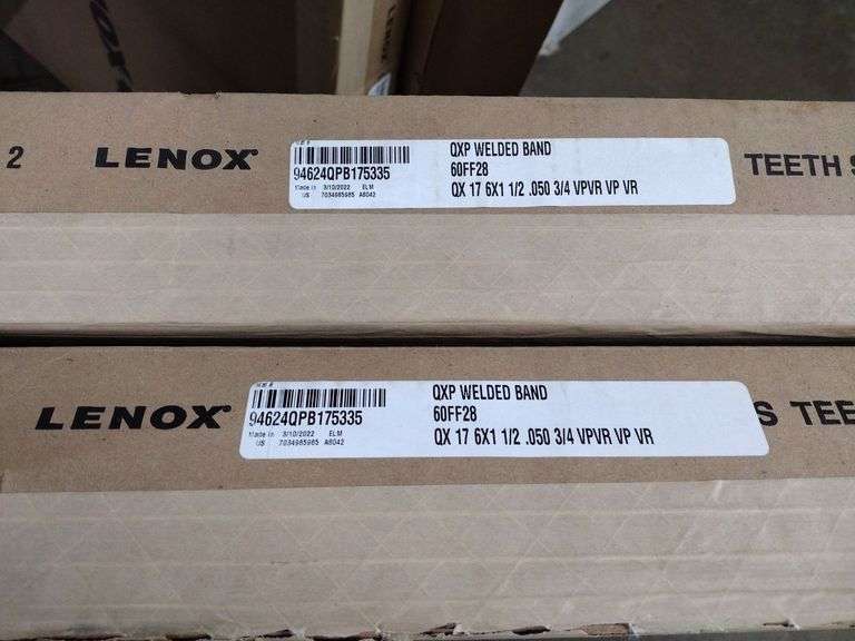 2 NIB Lenox QXP Welded Band - Band Saw Blades 17' 6"L