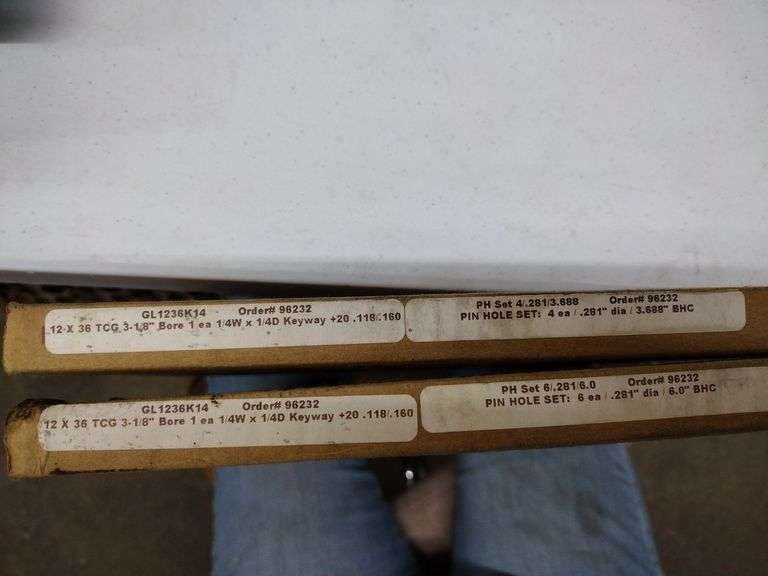 2 Boxes of Saw Blades - Pin Hole Set 4 ea .281 Dia. 3.688 BHC - Pin Hole Set 6 ea .281 Dia. 6.0 BHC