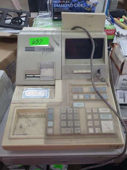 Fujitsu General Electronic Cash Register G-2200 w/Keys