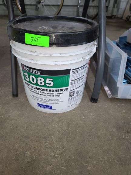 4 Gallons of Roberts 3085 Multi-Purpose Adhesive