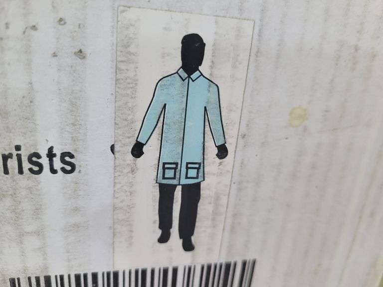 Box of International Enviroguard 3XL Lab Coats