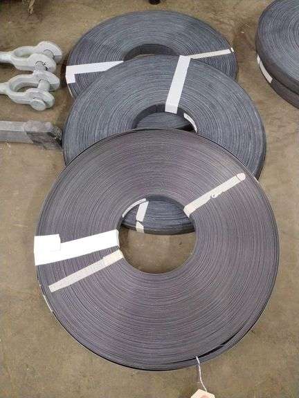 3 New Rolls of Plastic Strapping 15/16"x1mmx300'