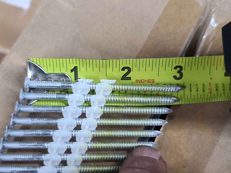 Box of Bostich 21-Degree Colleted Framing Nails, Approx. 3in