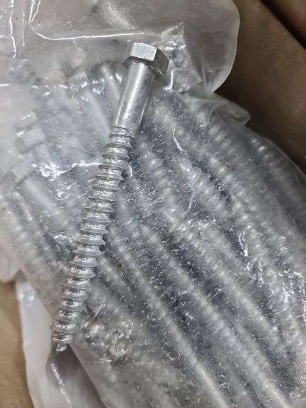3/8in x 4in Galvanized Lag Bolts, Approx. 150