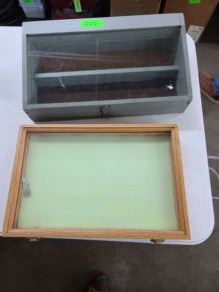 Two Wood Displays, One w/Keys