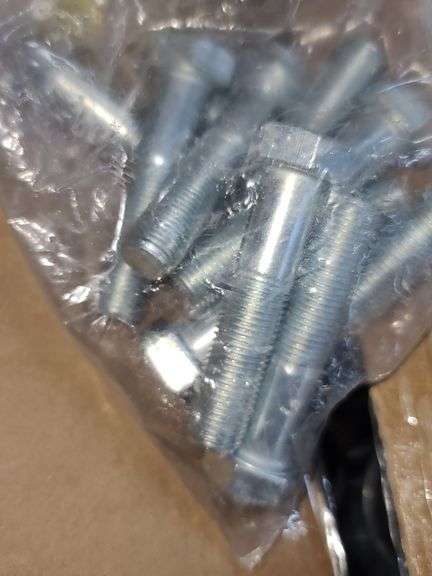 Box of Various Size Bolts, Screws, Nuts and Shaft Collars
