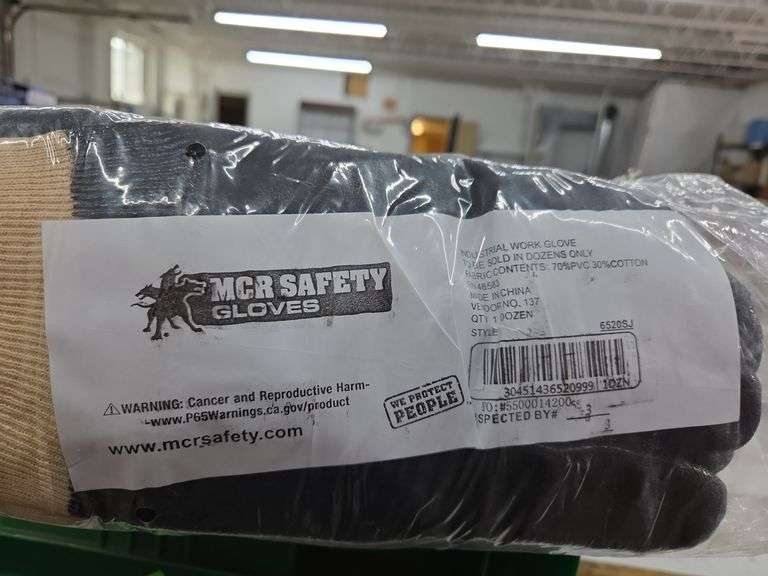 14 Packs Of 12 of MCR Safety Gloves