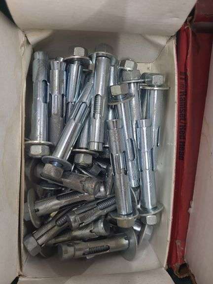 Box of Assorted Hardware, Nuts, Bolts, & Fasteners