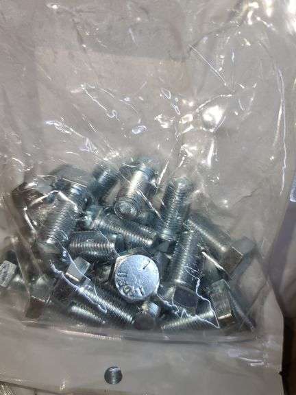 Several Packages of Bolts, Marked as 1/2in - 20x1in, Approx. 200