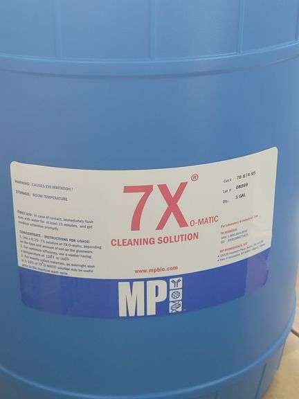 5 Gallon 7X O-Matic Cleaning Solutions
