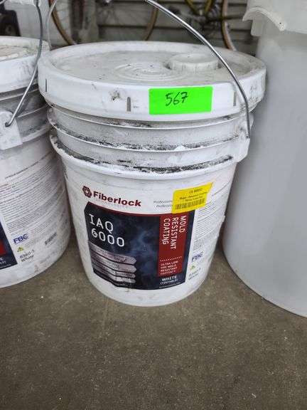 5 Gallons of Fiberlock IAQ 6000 Tintable White Mold Resistant Coating