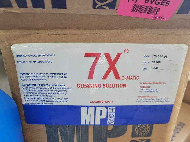 2 Gallons of 7X O-Matic Cleaning Solutions