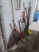Rakes, Shovels, Post Hole Digger, Sickles, Trimmers, Weedeater, Pitch Fork