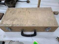 Set of Twist Drills and Counter Bores in Wood Case