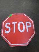 5 Vinyl Stick On Stop Signs