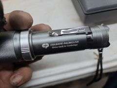 Two Tape Measures, One Folding Stick Measure, and Flashlight