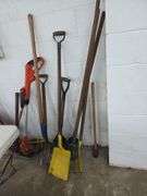 Rakes, Shovels, Post Hole Digger, Sickles, Trimmers, Weedeater, Pitch Fork