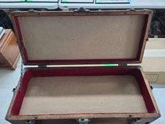 Wooden Machinist Toolbox, Approx. 20x9x13, No Key