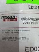 New In Container (Seal Broken) Lincoln Electric Excalibur 7018 MR 5/32" x 14" 50lb