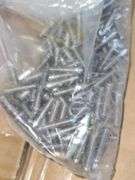 Box of Various Size Bolts, Screws, Nuts and Shaft Collars