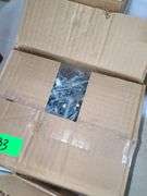 Opened Box, Approx. 150 Grade 5 Zinc Coated Hex-Head Cap Screws, Marked as 1/2-13x1.3/4
