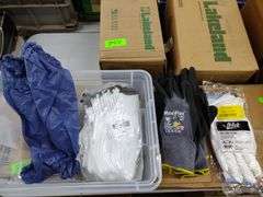 Approx 23 PR of Various Safety Gloves Size L & XL & 1 Pr of Safety Sleeves