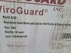 Box of International Enviroguard 3XL Lab Coats