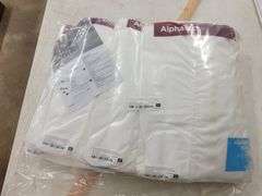 Box of 25 AlphaTec 3XL Booted Coveralls
