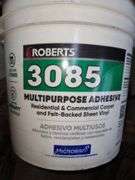 4 Gallons of Roberts 3085 Multi-Purpose Adhesive
