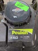 Poulan 450 Series Gas Lawn Mower, with Extra Blade (untested)