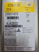 New In Sealed Container Atom Arc Dia.1/4" x 18" Long 50lb