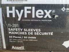 Box of Hyflex Safety Sleeves