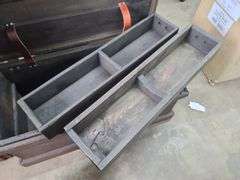 Vintage Wood Chest, Approx. 34x18x14