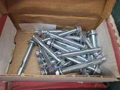 Box of Assorted Hardware, Nuts, Bolts, & Fasteners
