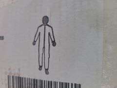 Box of International Enviroguard 4XL Coveralls