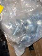 Box of Various Size Bolts, Screws, Nuts and Shaft Collars
