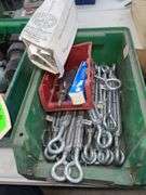 Bin of Turnbuckles, Compass and Thermometer