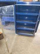Vintage Metal Napa Echlin Parts Cabinet and Contents, Approx. 17x22x33