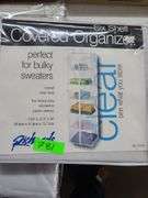 NIP Clear Organizers and Towel Rack