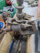 Bin of Large Flanger Tools and Small C-Clamps