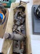 Bin of Large Flanger Tools and Small C-Clamps