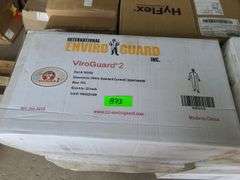 Box of International Enviroguard 4XL Coveralls
