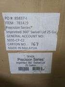 NIB Swivel Lid 25-Gallon Steel Trash Can