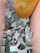 Bin of Terminal Blocks and Cable Clamps