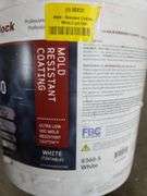 5 Gallons of Fiberlock IAQ 6000 Tintable White Mold Resistant Coating