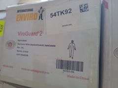 Box of International Enviroguard 4XL Coveralls