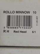 Approx. 120 Red Head Rollo Minnow Lures