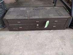 Kennedy Metal Machinist Tool Box w/Contents - Some Starrett Brand