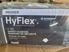 Box of Hyflex Safety Sleeves