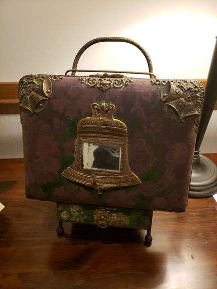 Vintage Liberty Bell Photo Album & Stand